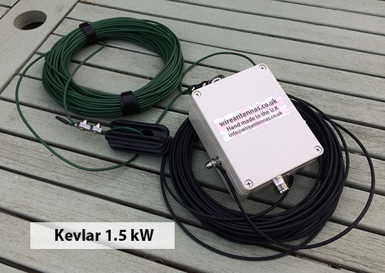 End Fed 80 10 Meters Hf Multi Band Antenna 15 Kw Unun Continuious With Kevlar Wires 4552